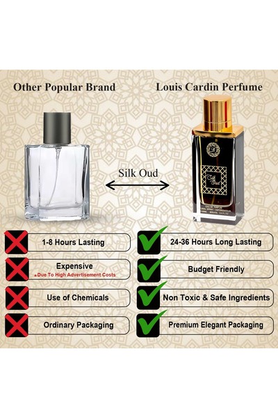 Louis Cardin Silk Oud For Unisex Edp 100 Ml