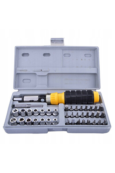 zola Set complet cu 41 de piese, șurubelniță multifuncțională, mâner cauciuca...