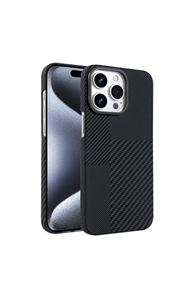 eco port iPhone 15 Pro Max Vega Magsafe Cover - Black