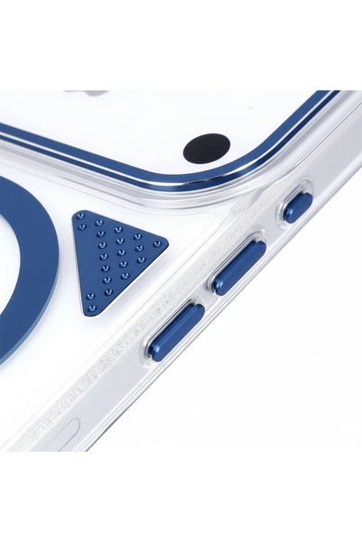 Shinytech iPhone 16 Pro Compatible Line Magsafe Transparent Case - Camera Protected, Yellowing Resistant