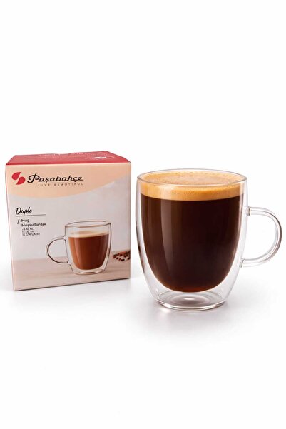 Paşabahçe Duplo Double Wall Mug with Handle