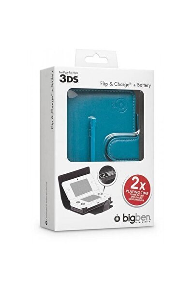 Bigben Blue case set with 2000mAh external battery and stylus, for 3DS