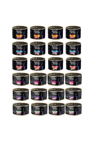 Dolina Noteci Premium Rich MIX of flavors - wet cat food - 24x185g