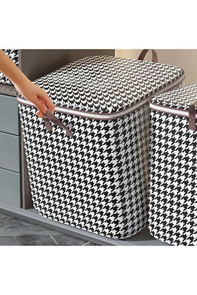 Thirty Three Design Clothes and toy storage box, with zipper, foldable, texti...