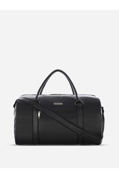 Lavie By Styli حقيبة سفر بايلوت سوداء للجنسين سعة 32 لترًا