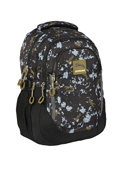 Relaxion Greyhound 4 Bölmeli Geniş Hacimli Okul Günlük Spor Sırt Çantası haki