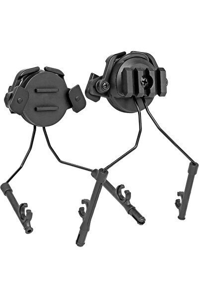 WISEONUS Suspension Headset Support Bracket Tactical Airsoft Helmet Rail Adap...