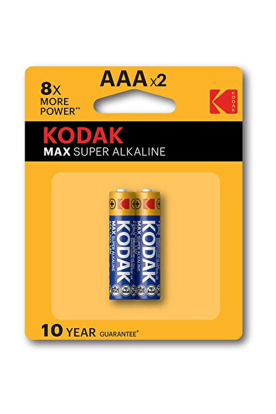 Kodak بطارية قلوية فائقة ماكس مكونة من قطعتين - AAA
