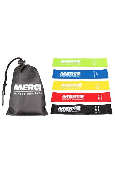 Merco Set of 5 Mini Fitness Bands