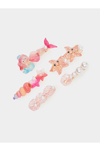 Styli Pack of 5 - Pink Acrylic Hair Clips