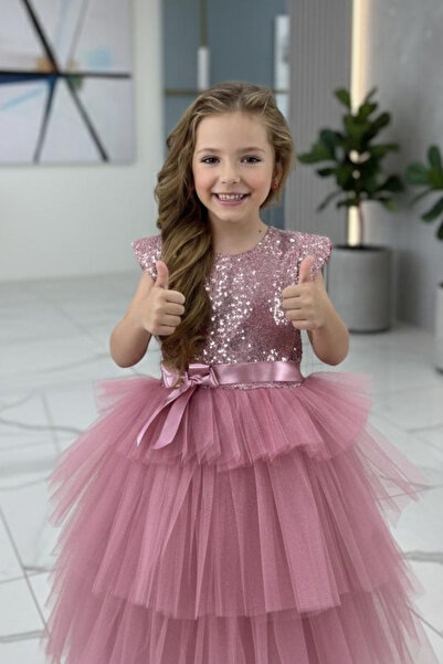 tny kids collection Girl's Sequined Tutu Dress