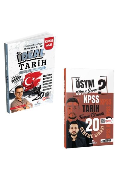 Dizgi Kitap 2026 KPSS MEB AGS İdeal Tarih Soru Bankası & ÖSYM Böyle Sorar KPS...