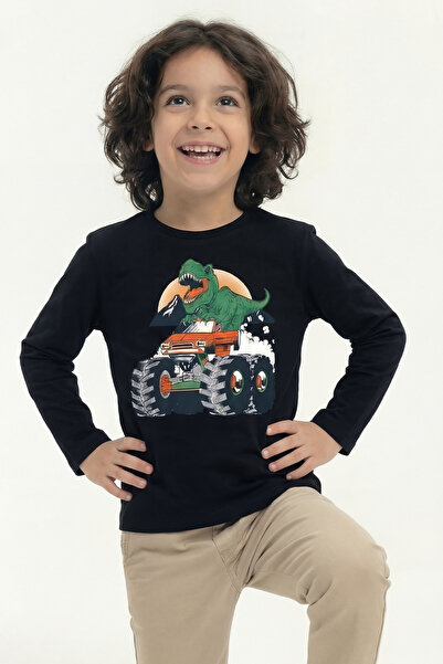 Printed Boy Long Sleeve T-Shirt B16