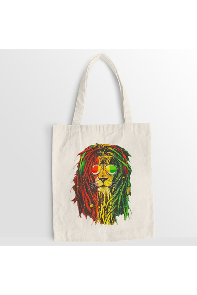 Kartier Rasta Lion canvas bag