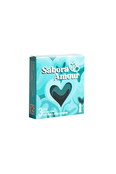 Sabora Amour Prezervative premium - Ultra Thin, din latex , foarte subtiri, 5...