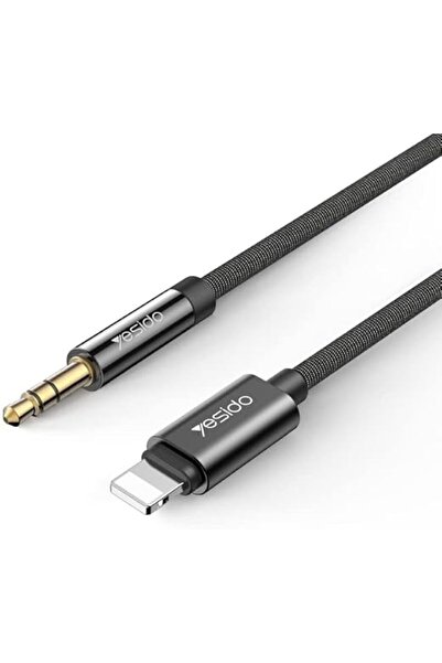 Yesido محول AUX عالي الجودة لأجهزة iPhone (كابل صوت Lightning إلى 3.5 ملم، أس...