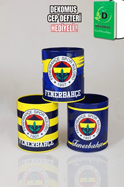Fenerbahçe "DEKOMUS CEP DEFTERİ HEDİYELİ" LİSANSLI TEKLİ METAL KALEMLİK "TEK ...
