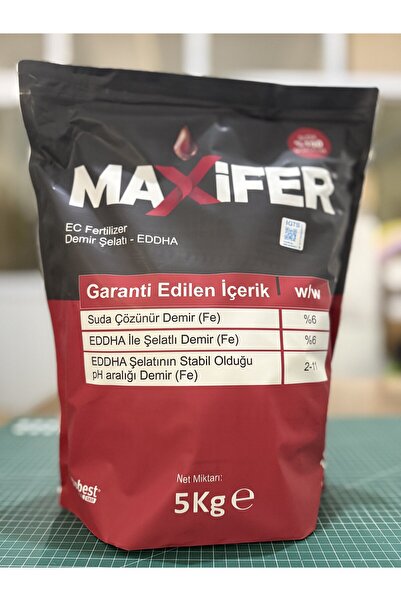 AGROBEST Maxifer %6 EDDHA Şelatlı Demir | Yüksek Etkili Demir Gübresi | Kloro...