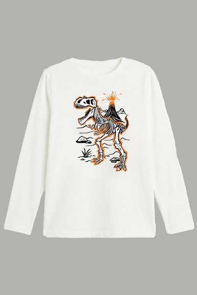 Modmey Printed Boy's Long Sleeve T-Shirt B15