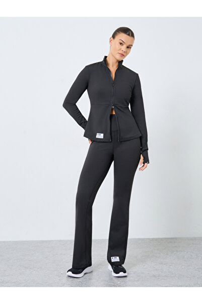 Styli Gymspire Edition - Label and Tab Dual Way Zip Detail Jacket