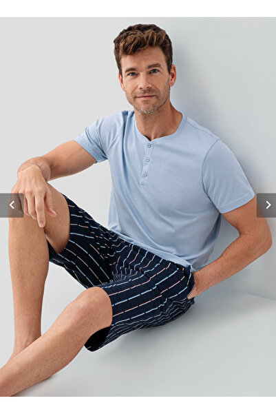 Arnetta Чоловічий, 100% бавовна, (з шкарпетками в подарунок), піжамний комплект