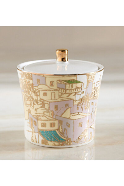 Generic Wadi Porcelain Sugar Pot - 180 ml