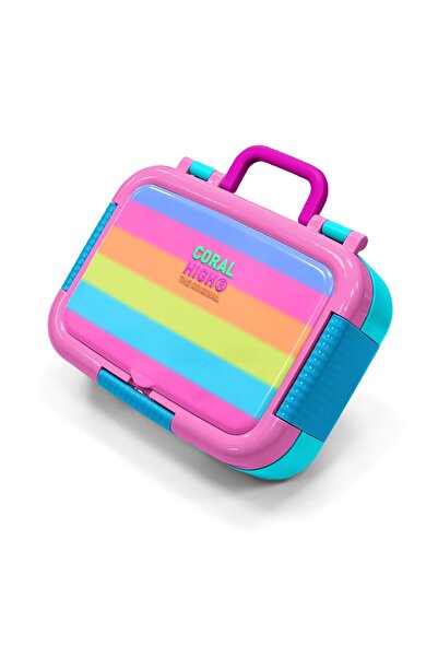 Coral High Παιδικό δοχείο φαγητού από ανοξείδωτο ατσάλι με πολύχρωμα σχέδια κ...