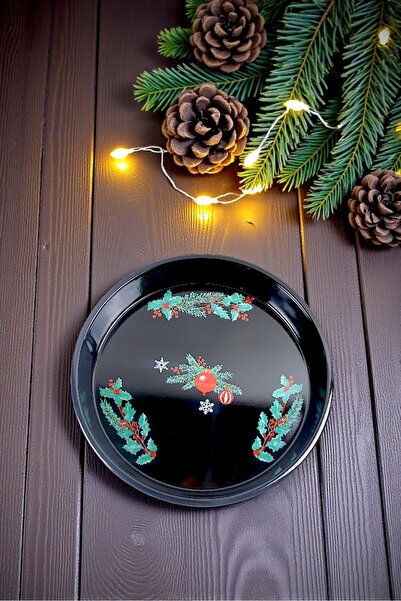 İnci Emaye 38 No Enamel Oven Tray Round Tray ~38 cm