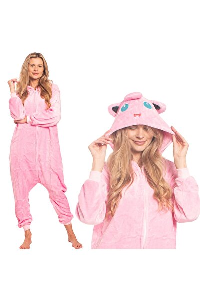 Other Pijama Kigurumi model Jigglypuff — Salopetă costum onesie roz Pokemon p...