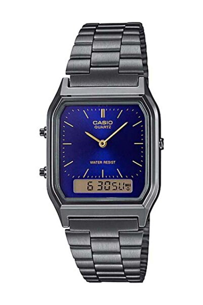 Casio Men's Stainless Steel Analog Digital Wrist Watch AQ-230GG-2ADF - 33 mm ...