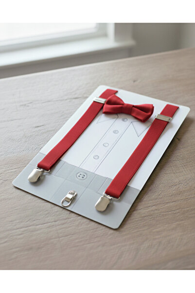 NACAR STORE Boy's Adjustable Bow Tie and Suspender Set for April 23, October ...