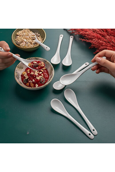GenelTedarik Porselen Baharat&Çay Kaşığı 2 Adet