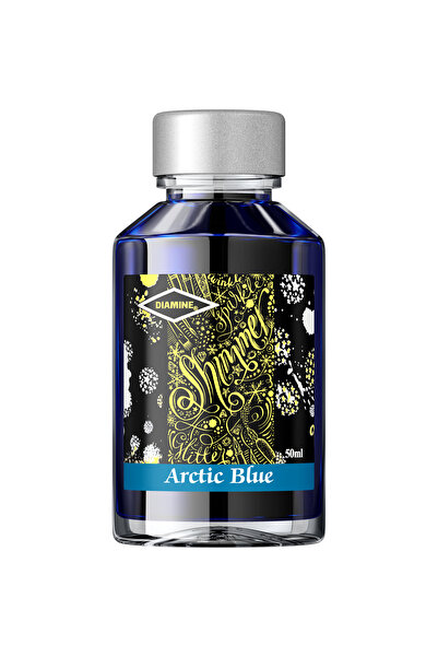 Diamine Sticlă de cerneală strălucitoare 50 ml - Albastru arctic