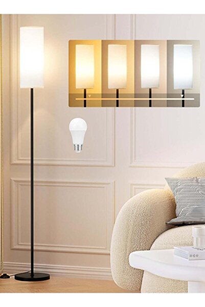 Generic مصباح أرضي من نيولان مزود بتحكم مزدوج، وخاصية التعتيم التدريجي، وخاصي...