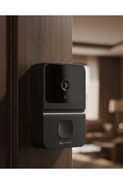 Epilons Kablosuz Video Kapı Zili Gece Görüşlü Gerçek Zamanlı Fotoğraf