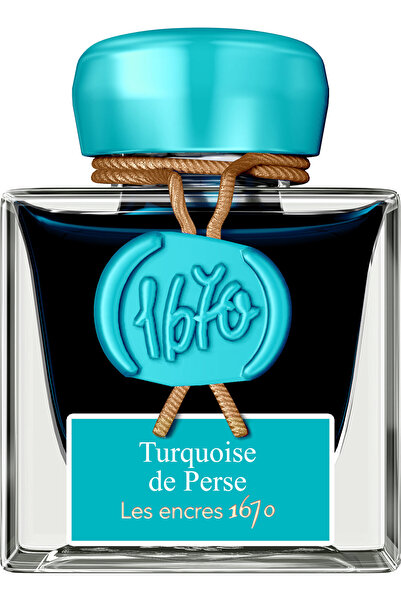 Jacques Herbin Sticlă de cerneală 50 ml - Turcoaz de Perse