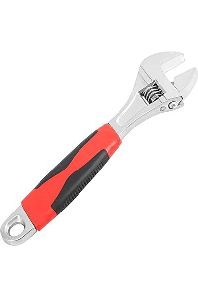 zola Cheie reglabilă, tip suedez, oțel inoxidabil, 8''/200 mm, roșu/negru