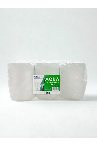 YÖNTEM KAĞIT منشفة ورقية متحركة من أكوا ناتورا، مقاس 21 سم، 4 كجم - 6 قطع