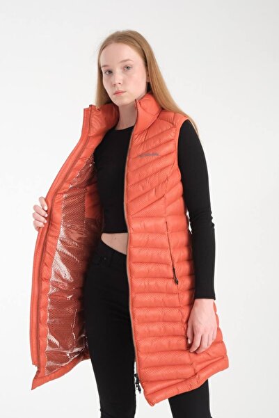 Columbia DRİFT PEAK STRECH TURUNCU DAR KESİM TERMAL KADIN YELEK