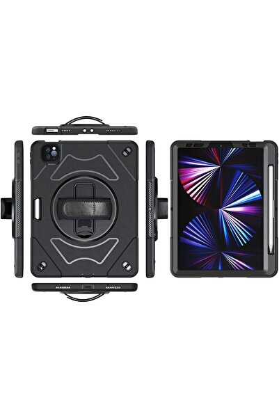 Other Husă iPad Air 4/5 10.9 - Suport Rotativ 360, Slot Stylus, Protecție 3 S...