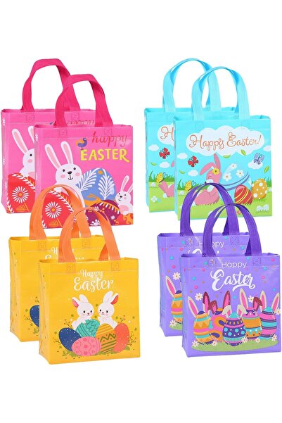 Other Pungi de Paște pentru Copii - Set 8 Bucăți, Hârtie cu Mâner, Vânătoare ...