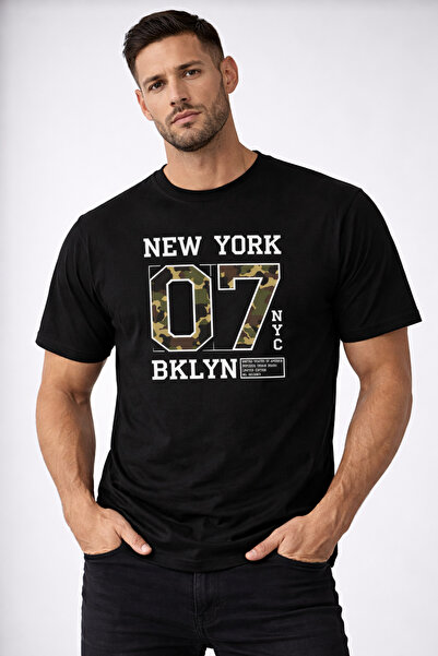 herkesemoda Βασικό T-Shirt με λεπτομέρεια στο κείμενο