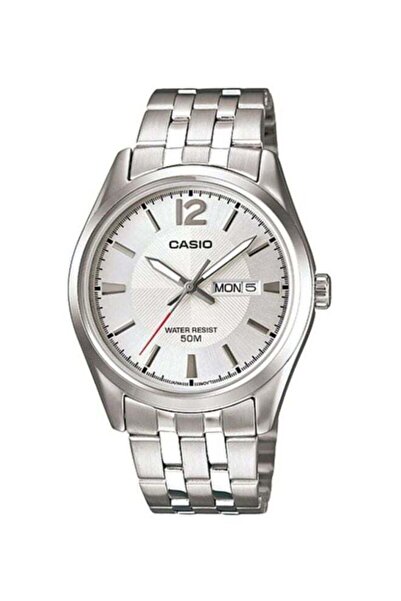 Casio Men's Enticer Analog Watch MTP-1335D-7A - 44 mm - Silver