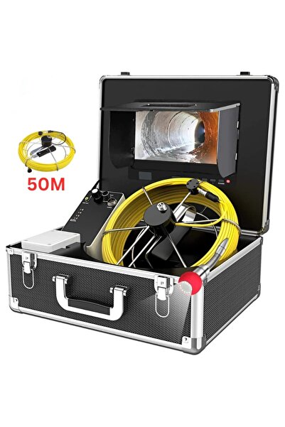 iUni Камера за инспекция на тръби, 50 м, ICT3, 10-инчов монитор