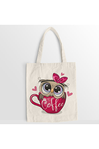 Kartier Sacosa panza Red Coffee Owl