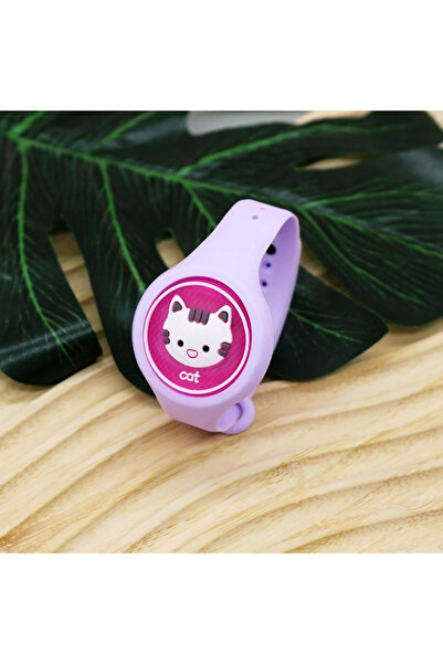 MaffStuff Children's anti-mosquito bracelet with LED, purple cat pattern
