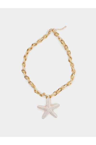 Styli Chain Necklace with Starfish Pendant