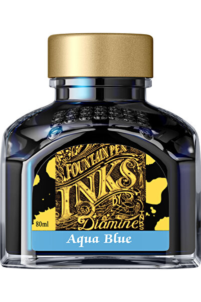 Diamine Sticlă de cerneală 80 ml - Albastru Aqua