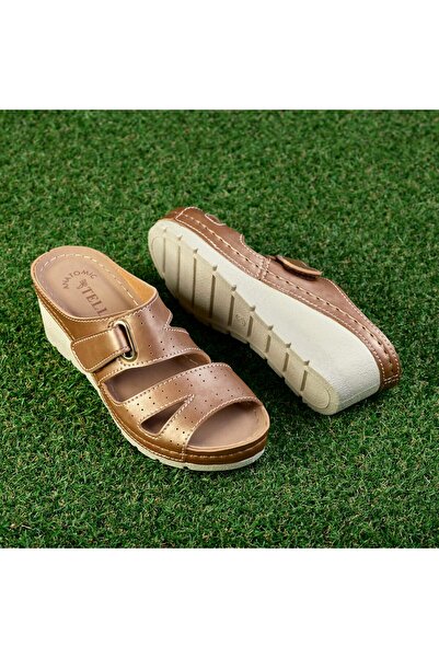 Tellus Women's Everyday Open Toe Platform Sandals with Anatomic Insole, 27-21