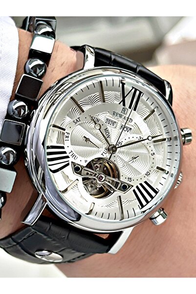 Reward Siyah Renk Business Otomatik Orjinal Mekanizma 5 ATM Erkek Kol Saati +...